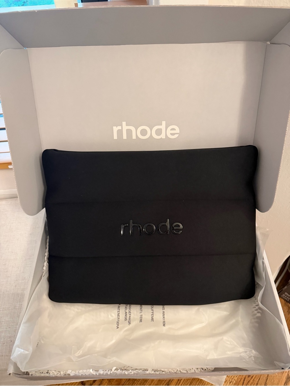 Rhode oversized bubble bag black